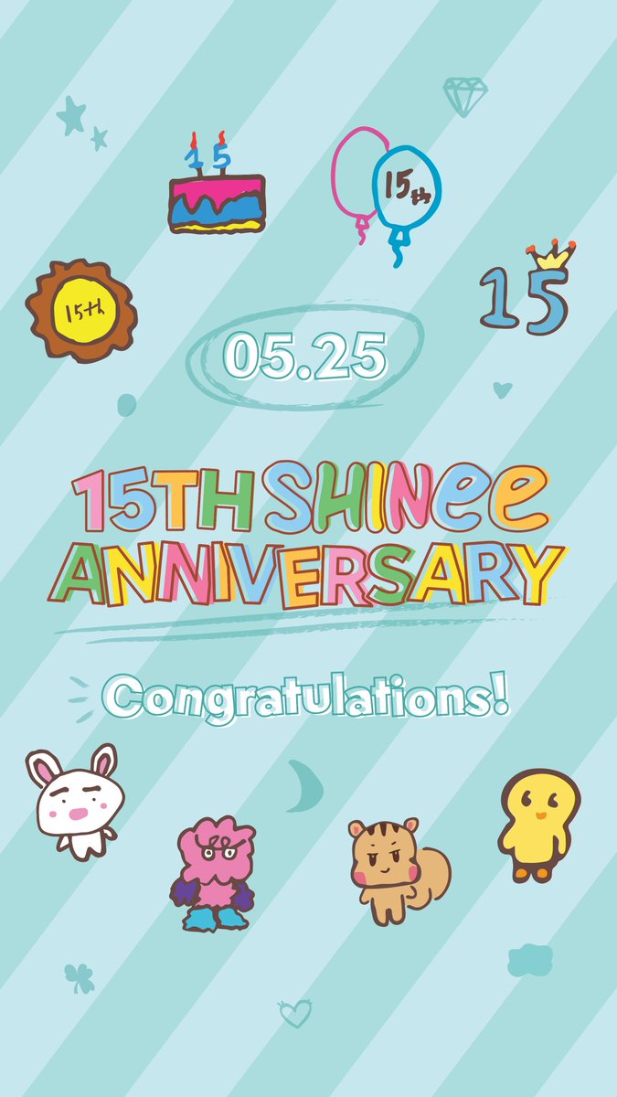 SHINee Debut 15th Anniversary 5.25 Congratulations! 

#샤이니 #SHINee #THE_MOMENT_OF_Shine #더모먼트오브샤인 #민트빛_물결로_물든_우리의_시간 #15th_Debut_Anniversary