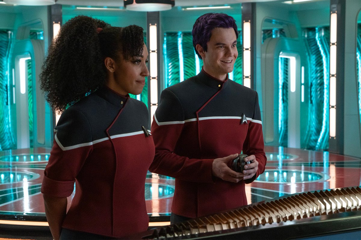 🚨 BREAKING - Ensign Mariner and Ensign Boimler LIVE-ACTION!

Tawny Newsome's Mariner and Jack Quaid's Boimler have arrived, they'll beam from #StarTrek: Lower Decks into Star Trek: #StrangeNewWorlds via a crossover episode!