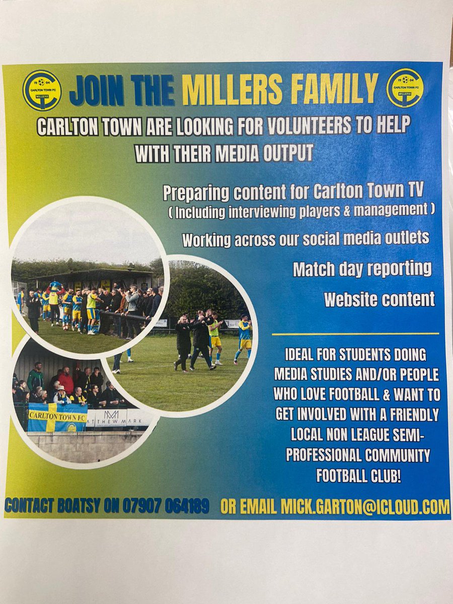 Carlton Town FC (@ctfc1904) on Twitter photo 