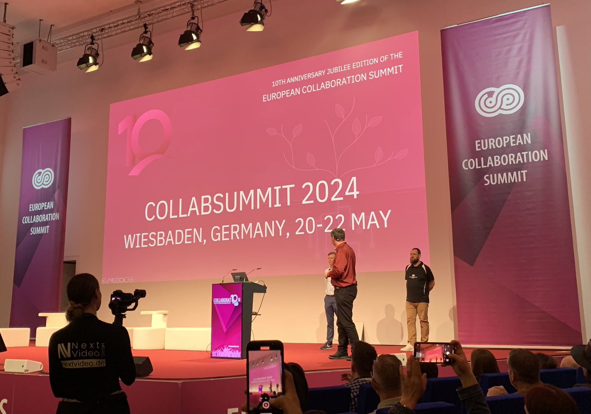 CollabSummit 2024 in Wiesbaden, Germany, 20-22 May 🤩🥰👌
#collabsummit #communityrocks