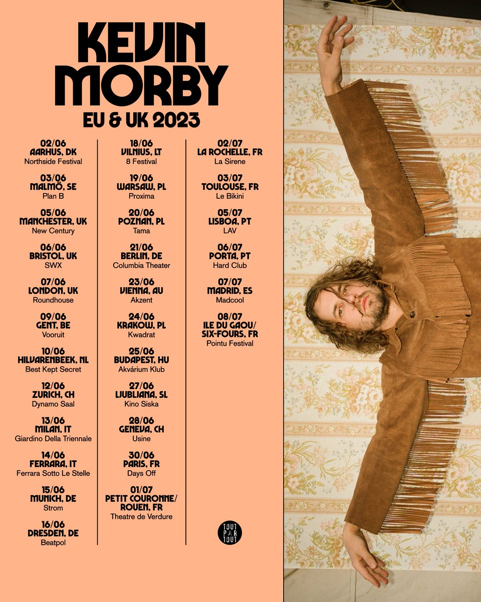 European / UK Tour with @macie_stewart begins in just under two weeks! Some tickets are low (London, Berlin, Munich, Rouen, Vienna) and others are getting there. Very much looking forward to this trip, see you soon ✈️

kevinmorby.com/tour