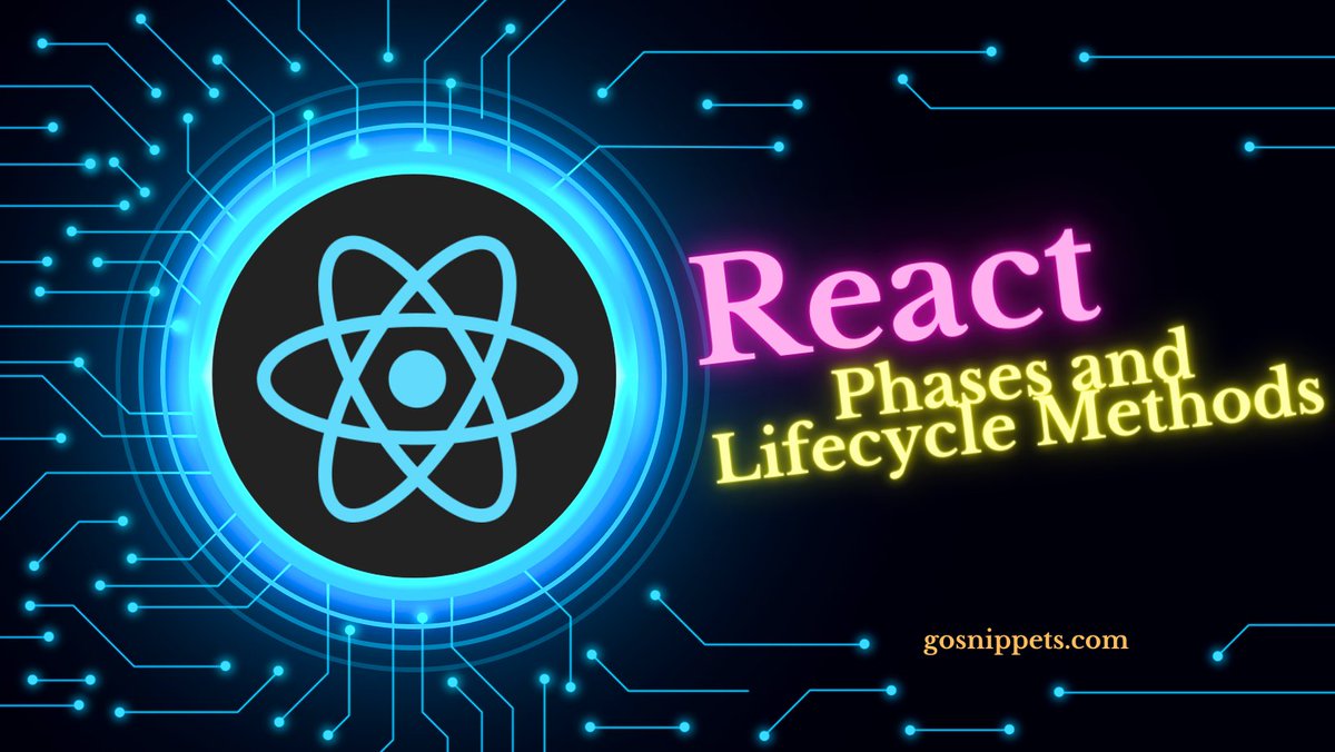GoSnippets's tweet image. Exploring React Phases and Lifecycle Methods gosnippets.com/blog/exploring… 

#100DaysOfCode #CodeNewbie #DEVCommunity #javascript #Python #Linux #ArtificialIntelligence #MachineLearning #DataScience #HTML #CSS #Coding #tech #TechnologyNews