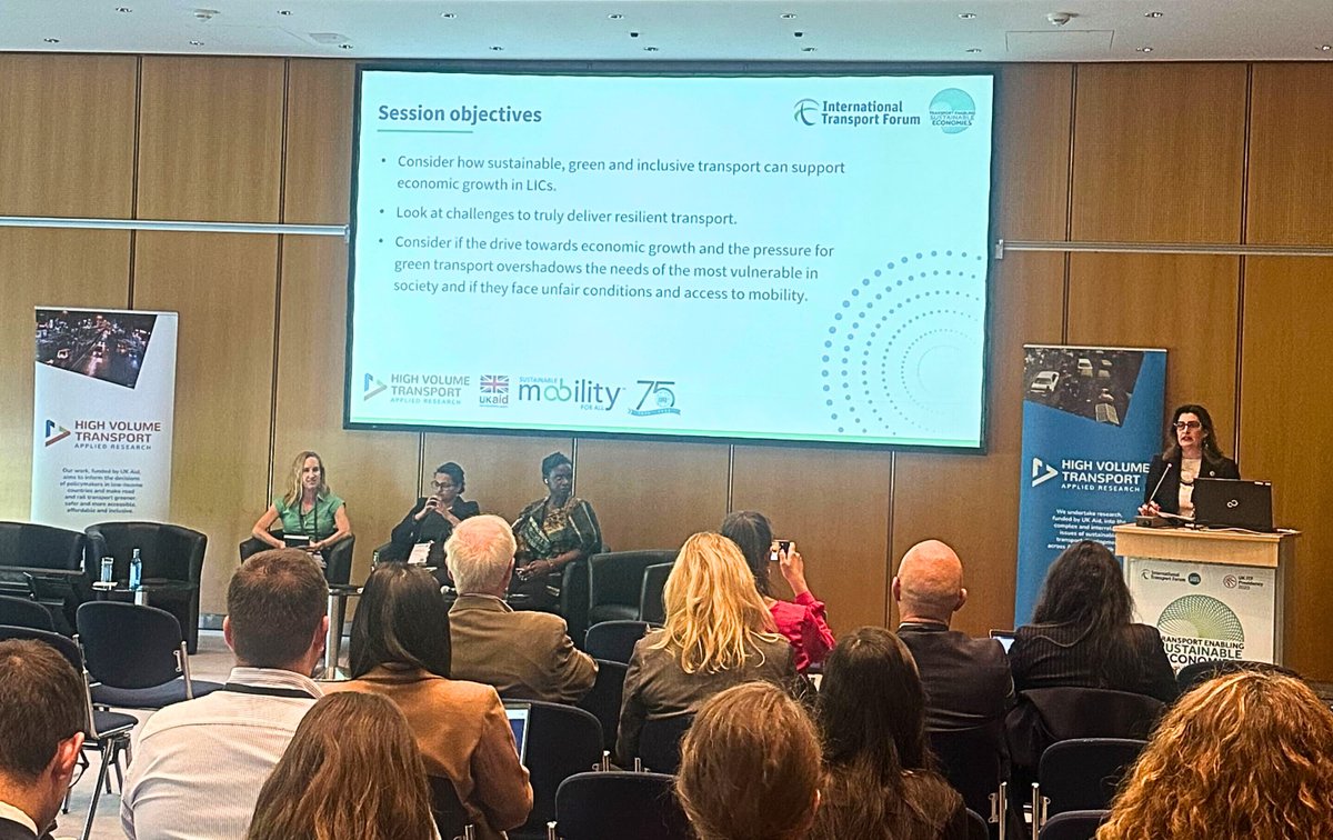 IRFofficial_org's tweet photo. We kick off today's side event at #ITF23 in Leipzig together with @Transport_Links and #SuM4All to discuss how to implement sustainable transport solutions that contribute to economic growth in Low- and middle-income countries 👉 https://t.co/1oua1PkAY4 https://t.co/5SMbSO6BTb
