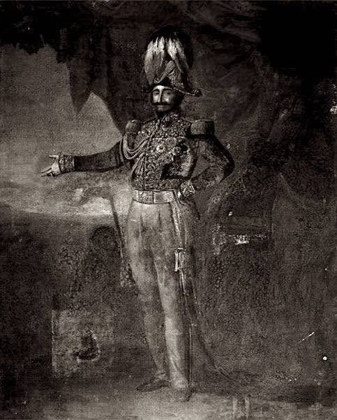 It was the year 1835. The people of Peshawar had gathered round  to observe the 50 newly erected wooden posts around the city walls. 

The posts soon had 50 bodies dangling from them - all looking at a man atop a horse entering the city. 

Abu-Tubel the Italian had arrived. (🧵)