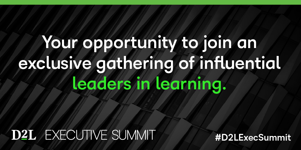 D2L on Twitter "RT D2L Are you a leader in education or professional