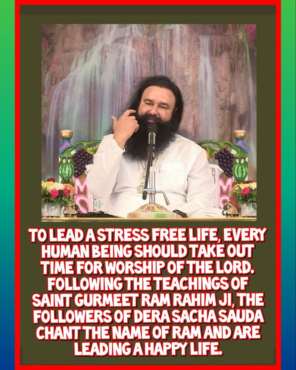 We all know that in today's time it is very common to have negative thoughts, but it is also very important to overcome negative thoughts, there is a simple method of meditation,
Saint Gurmeet Ram Rahim Ji 
says meditate and bring positive thoughts in your life.
#PowerfulMantras