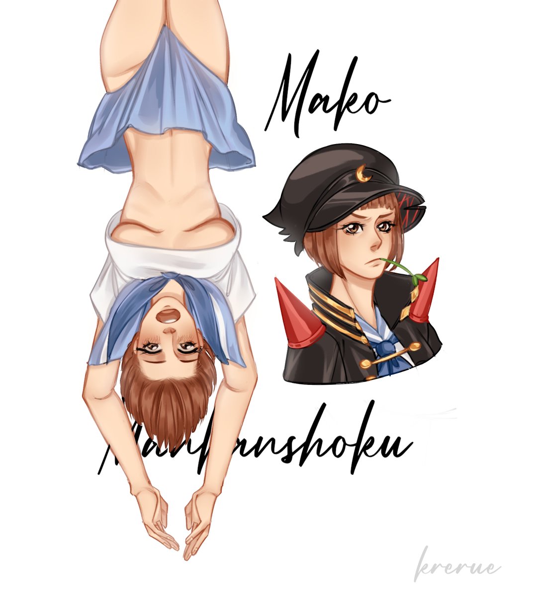 krerue's tweet photo. рисую любимых девочек, пока диплом кусает меня за жопу.

#killlakill #ryukomatoi #satsukikiryuin #makomankanshoku #nononjakuzure https://t.co/JGnBtXBR5B