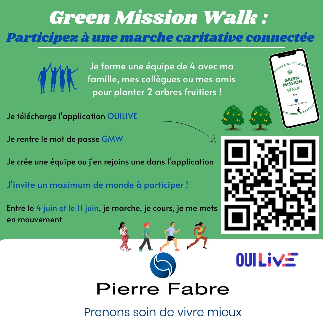 #CSR  #letswalktogether #Nature #PierreFabre #PrenonsSoinDeVivreMieux #RSE #TakingCareLivingBetter
Green walk! @PierreFabre