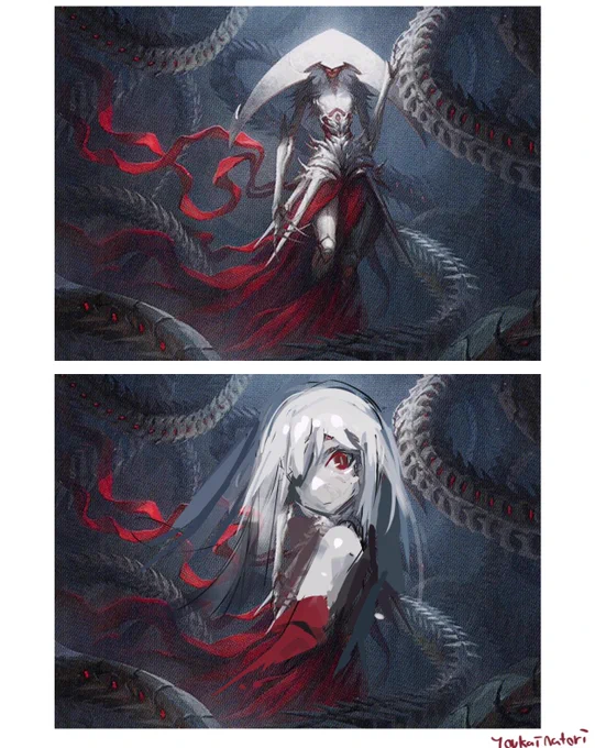 friend of mine posted a elish norn edh deck list, I took a look at the thumbnail and thought the elishnorn looked like a waifu (not that it already is)  I just had to #mtg