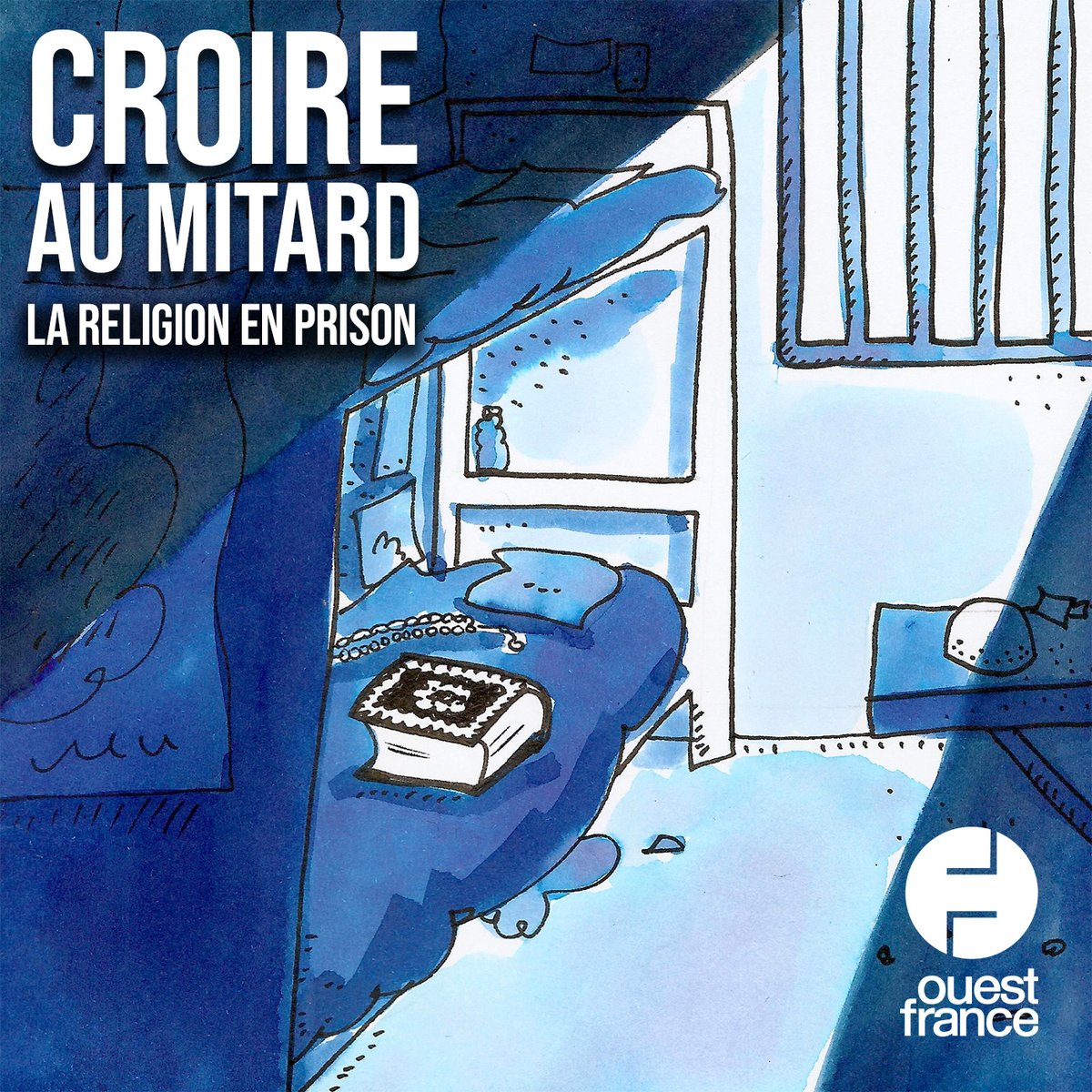 [RADIO] Mercredi prochain, <a href="/OuestFrance/">Ouest-France</a>  vous emmène derrière les murs des prisons françaises, pour découvrir comment s’organise la religion en milieu carcéral. 
Une série des journalistes-étudiants de l'IUT de Lannion pour le Mur des podcasts.
Illustration : <a href="/en_cesure/">en cesure</a>