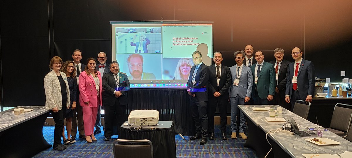 The #globalEP community came together in #NewOrleans during #HRS2023 for a #GlobalAdvocacy #QualityImprovement Meeting to collaborate & coordinate efforts to improve care & outcomes for heart rhythm patients worldwide.

@arbelo_e @APHRSOfficial @LAHRSonline1 @escardio #WeAreHRS