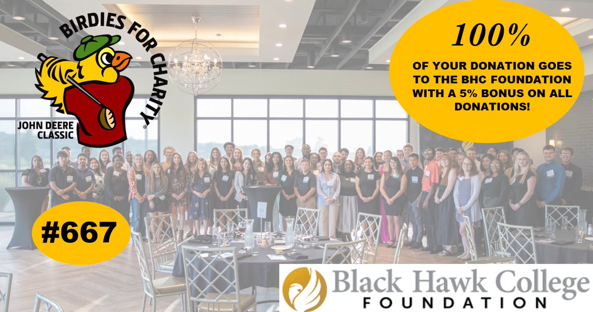 Chip in to help our students remove the financial obstacles so they can focus their attention on their studies. Big or small, any amount helps. 
#jdc23 #bhcproud
birdiesforcharity.com/donate?charity…