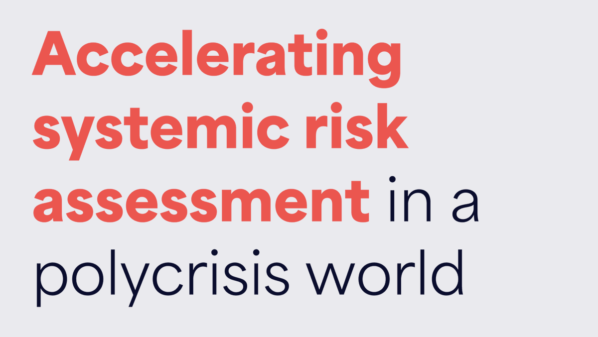 Accelerator for Systemic Risk Assessment tweet media
