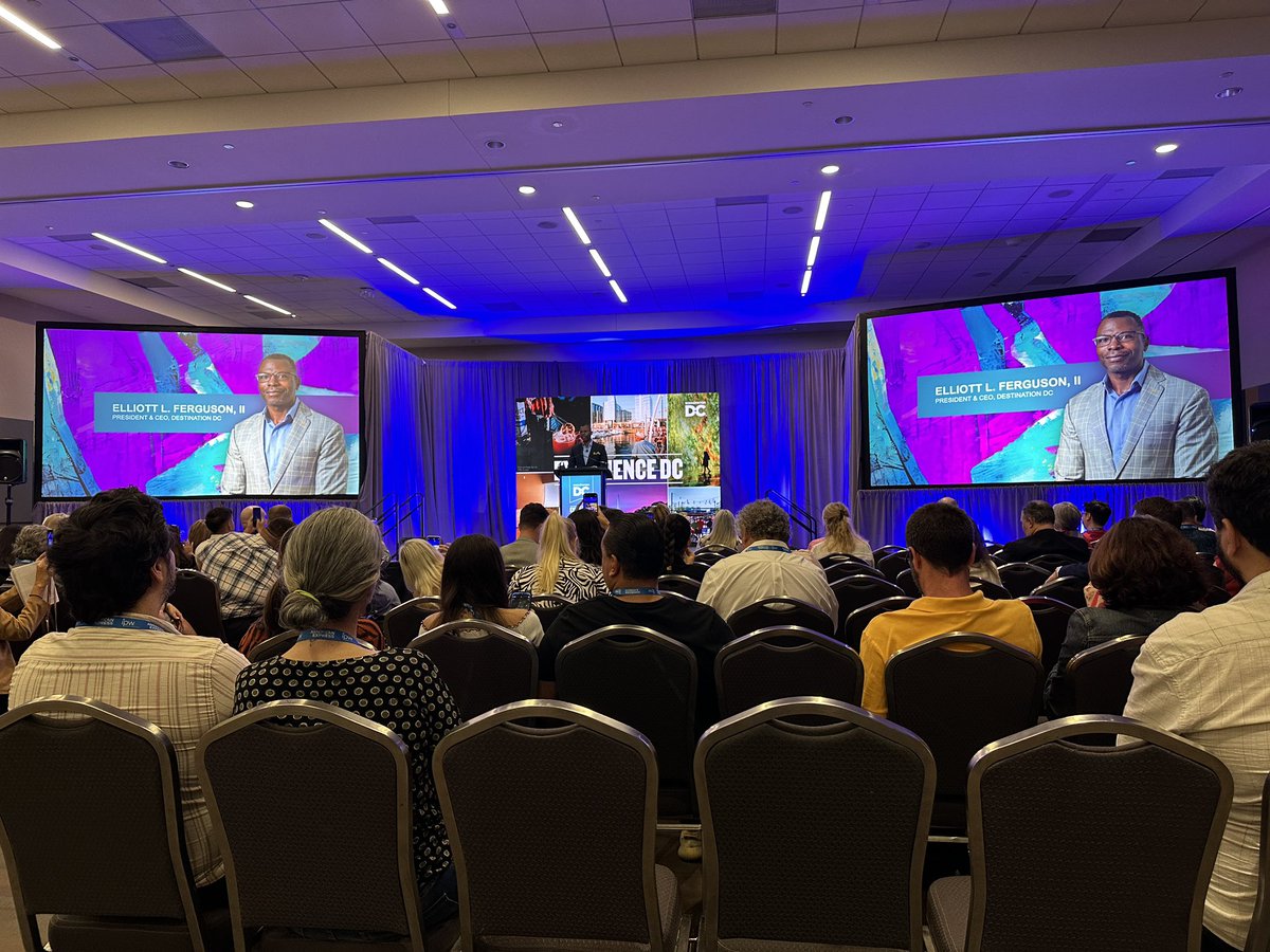 This was the most fun press conference, this morning. Thanks for entertaining, captivating and inspiring us to visit Washington DC, Elliott. #ipw23 #brandusa #washingtondc