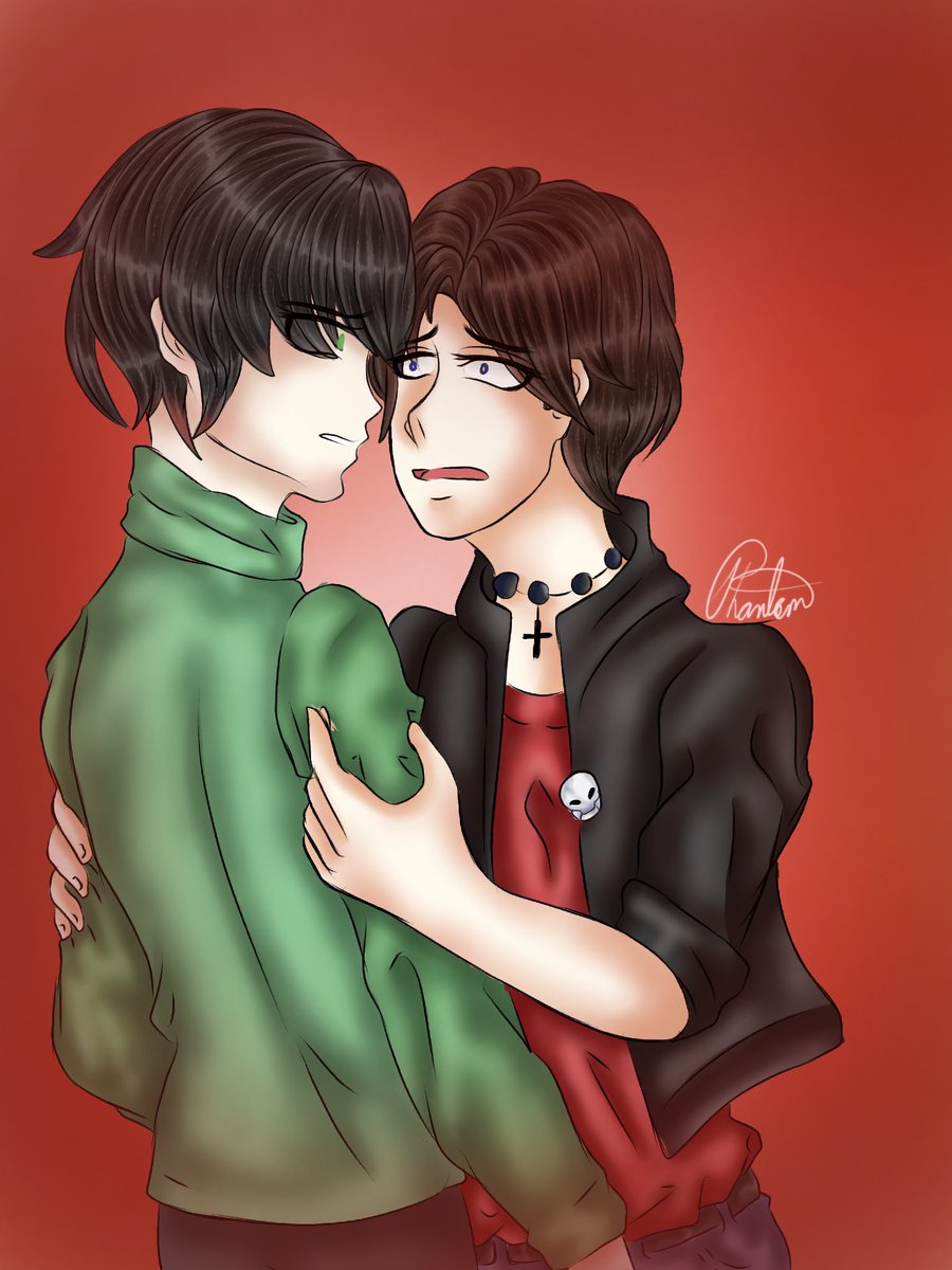 Phantomsakura1's tweet photo. Ese beso me dejo así: 👁👄👁
#Lothelios #GeppakuMonogatari #GeppakuRPG #KuruLotus #GalanisHelios #fanart https://t.co/aJ31WL9erh