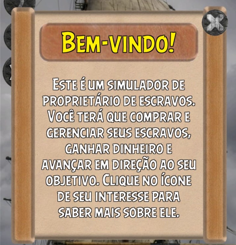 Jogo simulador de escravidão está funcionando em aparelhos em que