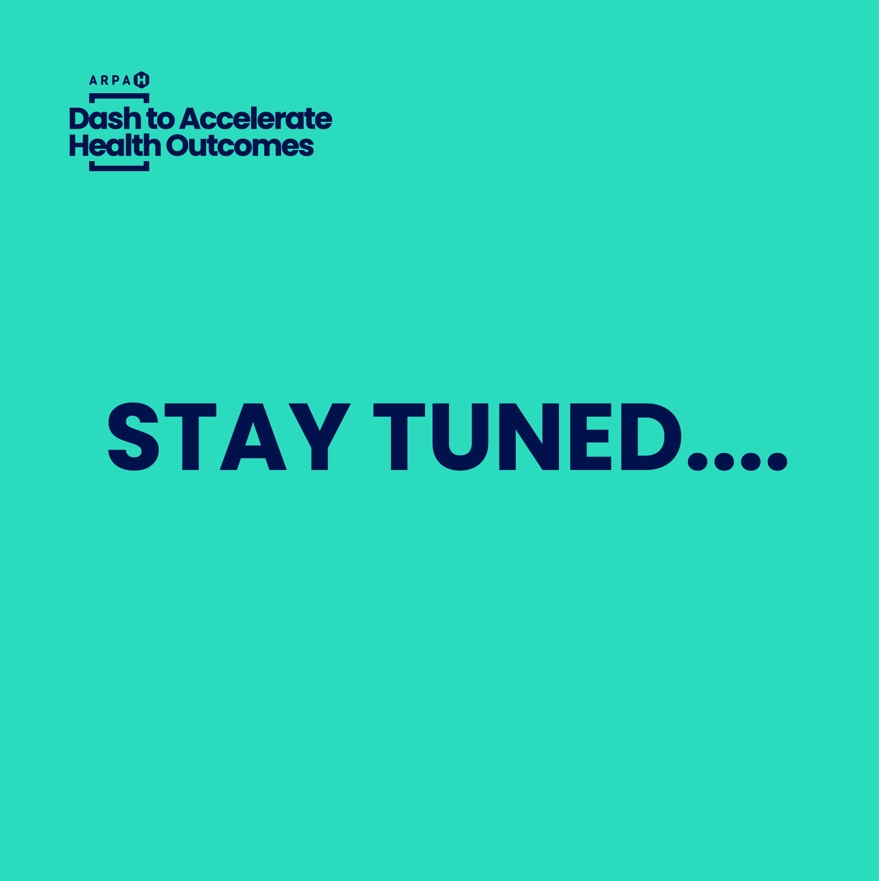 polyplexors's tweet image. While the winner of the ARPA-H Dash bracket has been announced, the Dash to Accelerate Health Outcomes is far from over. Stay tuned for exciting opportunities to engage, collaborate, and discuss... coming very soon!
#ARPAHDash #Polyplexus #Health #Healthcare
