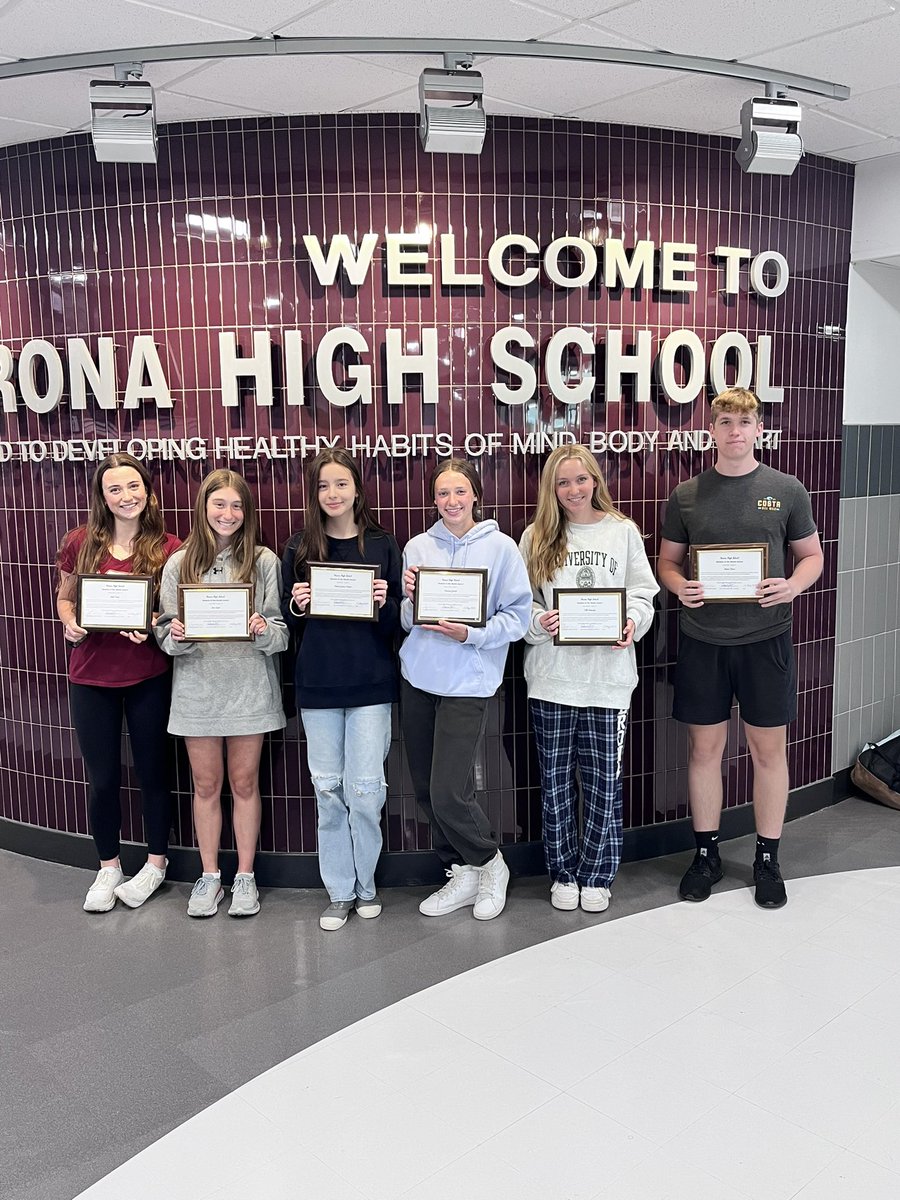 Congratulations to our Students of the Month for March &amp; April!

Julia Dacey 
Jane Sorger
Beatriz Gomes Pezutto
Emerson Garrett
Eleanor Battersby
Brian Cleaver

Not pictured but also receiving the award are Mike Krusznis &amp; Alex Vasquez.