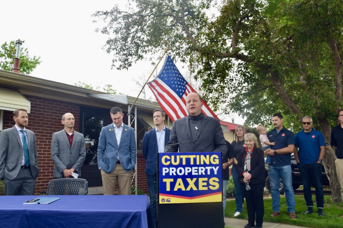 Coloradans are demanding action. Together with legislative leaders, we continue to take bold steps and today provided a plan to save Coloradans money on their property taxes that includes protections for local districts dependent on property tax revenues.