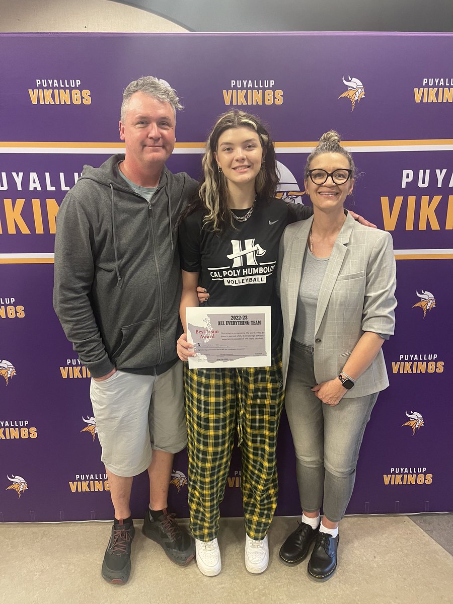 What a great night celebrating these 3 student-athletes and their families for the support and commitment it has taken to get to this point - Once a Viking, always a Viking #GoViks