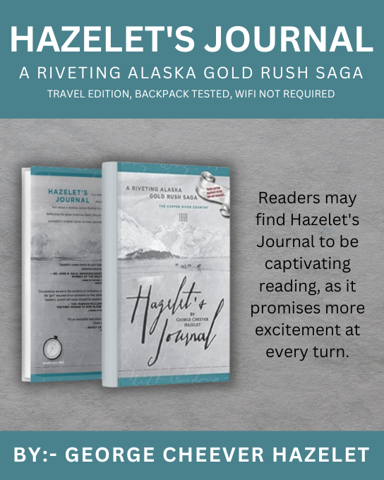 BookKnocks's tweet image. Readers may find Hazelet's Journal tempting to read, as it promises more excitement at every turn. #DiscoverValdez #Travel #AlaskaHistory @HazeletsJournal amazon.com/dp/1938462599/