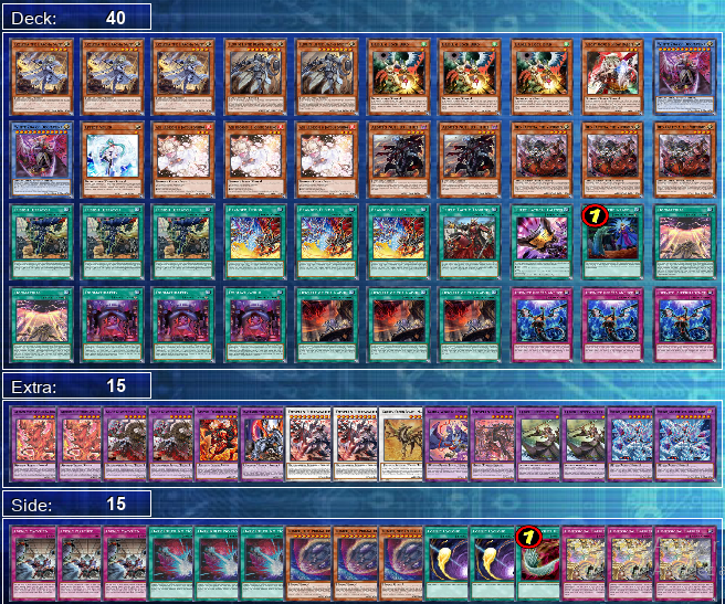 yugiohbca's tweet photo. Decklist de Jef, vainqueur du BCA Live ! https://t.co/9uES2N7VrB