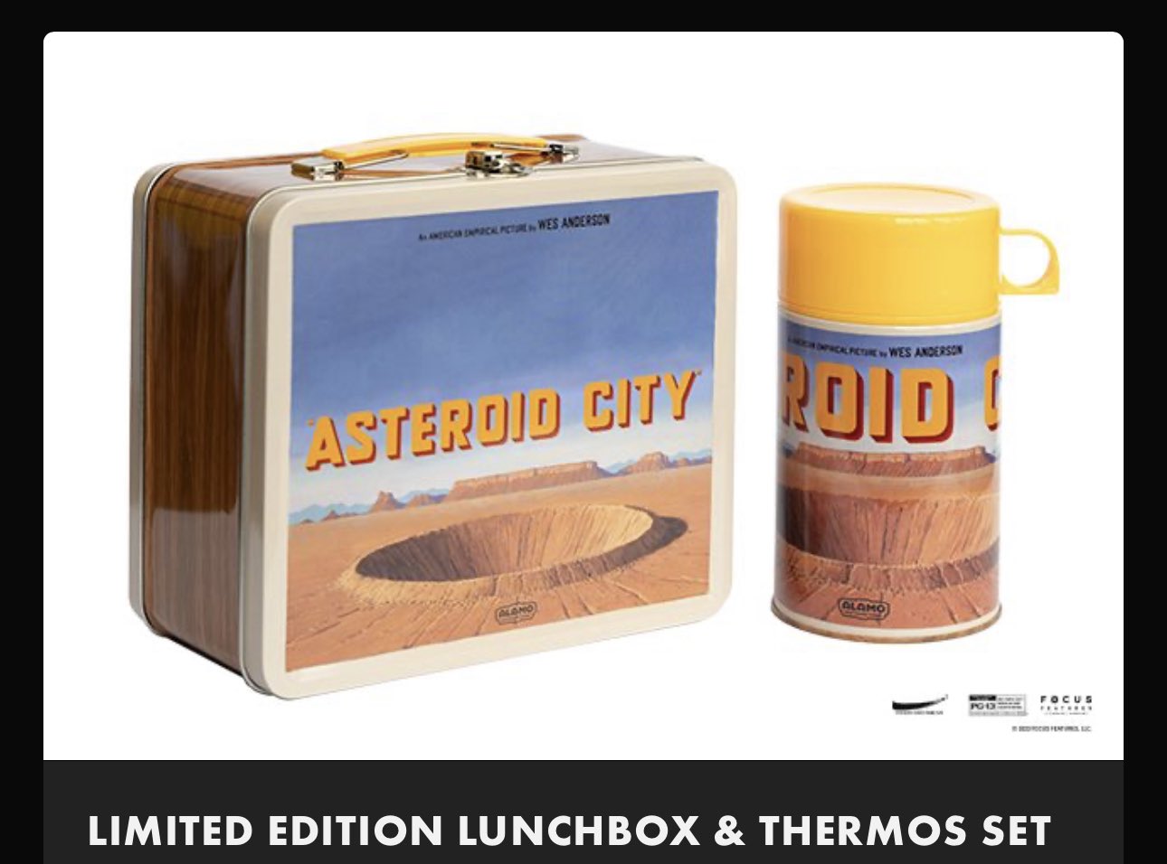 ASTEROID CITY ☄️ Lunchbox + Thermos – Alamo Drafthouse