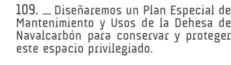 elmontecilloLR's tweet photo. Muchas secciones sin referencia al barrio. Saltamos a medio ambiente, que es donde encontramos las primeras menciones. Compromiso 109 para cuidar la Dehesa. A nuestros ojos, no se ha realizado nada al respecto, o no somos conscientes de la publicación de ese plan. https://t.co/ygBdfkwmpf