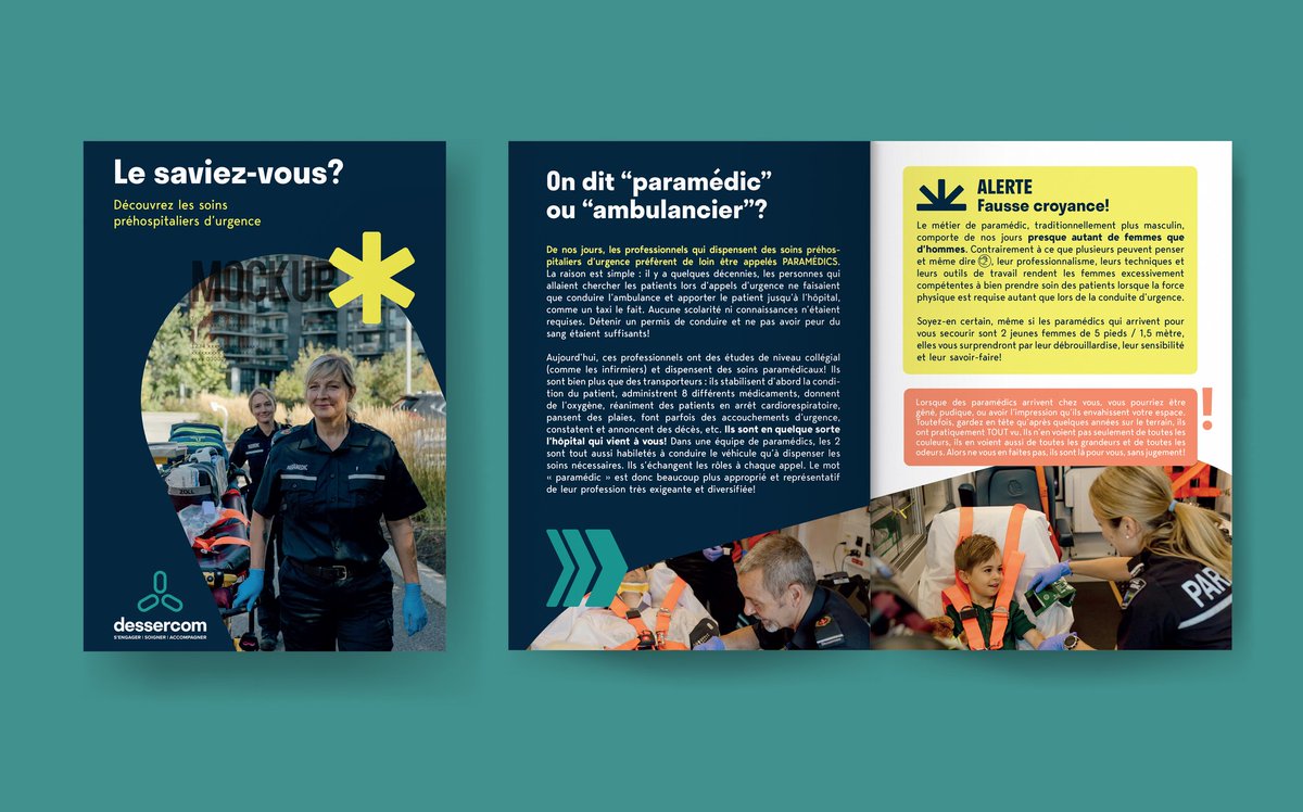 Dessercom's tweet photo. En cette Semaine nationale des paramédics et des services préhospitaliers d'urgence, nous souhaitons éduquer la population à propos de la profession de paramédic. Nous vous présentons donc ce nouveau cahier, qui sera à bord de nos ambulances!

https://t.co/BzuIPFs9kR https://t.co/iMwtGazekm
