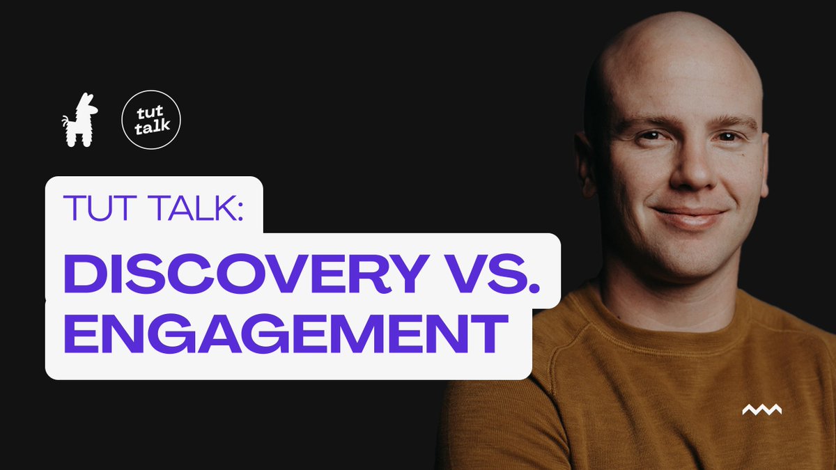 NEW EPISODE of #TutTalk

In this episode, @KyleTut + @georgiispeakman talk about discovery, engagement + how to achieve the perfect balance to make your audience love you.

👉 Watch now: youtu.be/JJt__ngAtz8