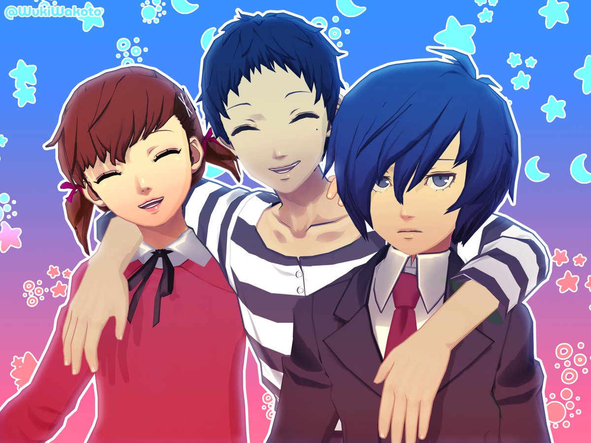 Omg they're all so tiny and small..........

#Persona #ペルソナ #Persona3 #ペルソナ3 #MakotoYuki #KotoneShiomi #Pharos