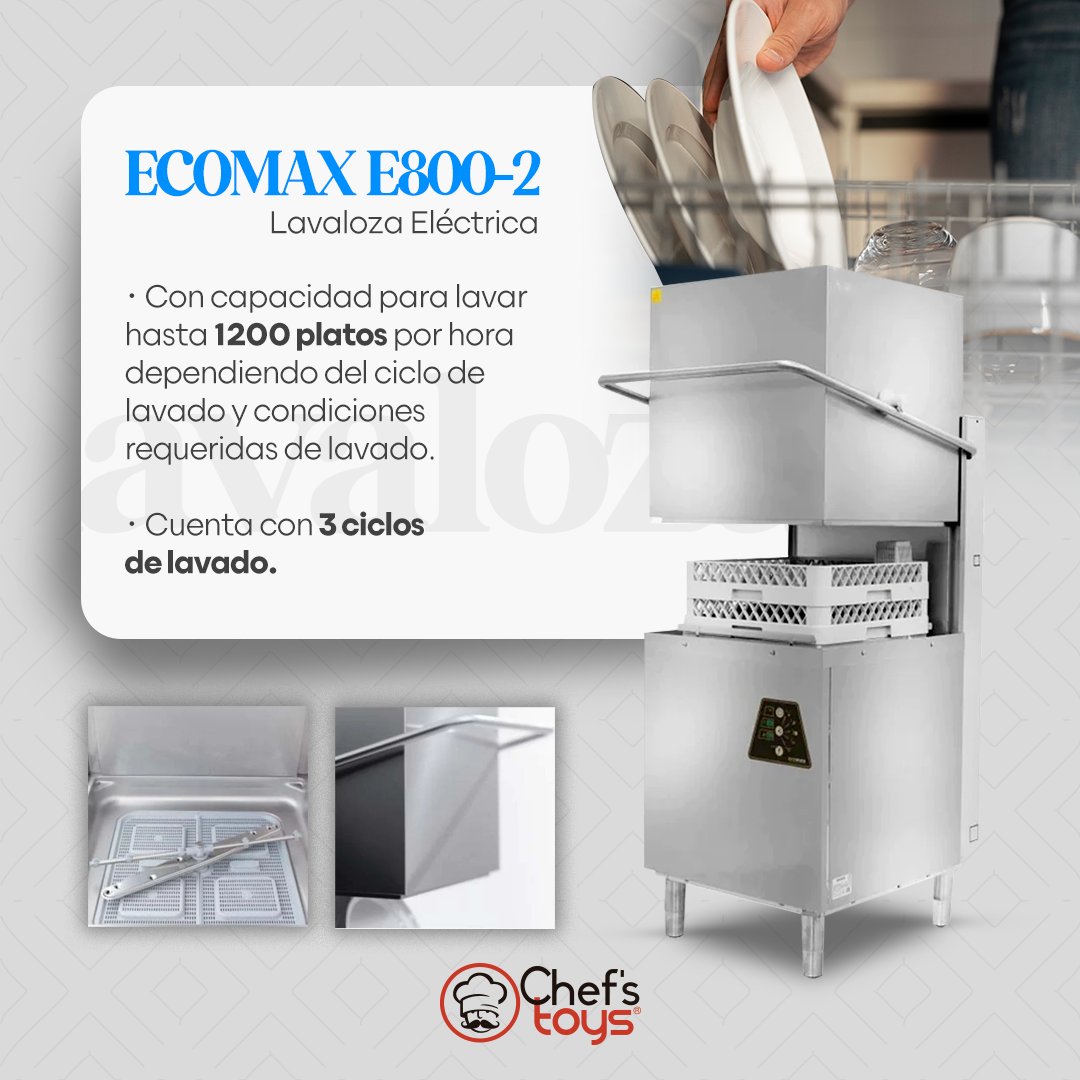 Chefstoysmx's tweet photo. Con la Lavaloza Ecomax E800-2, podrás manejar grandes volúmenes de platos sin sacrificar la calidad del lavado: https://t.co/szHbjIz7WC 

Escríbenos al Whatsapp: 📲https://t.co/Gxg9XJUkzj 

#ChefsToys #TodoParaTuCocina #LoMejorParaTuCocina #LavalozaEcomaxE8002 https://t.co/TE2H2eTMyW
