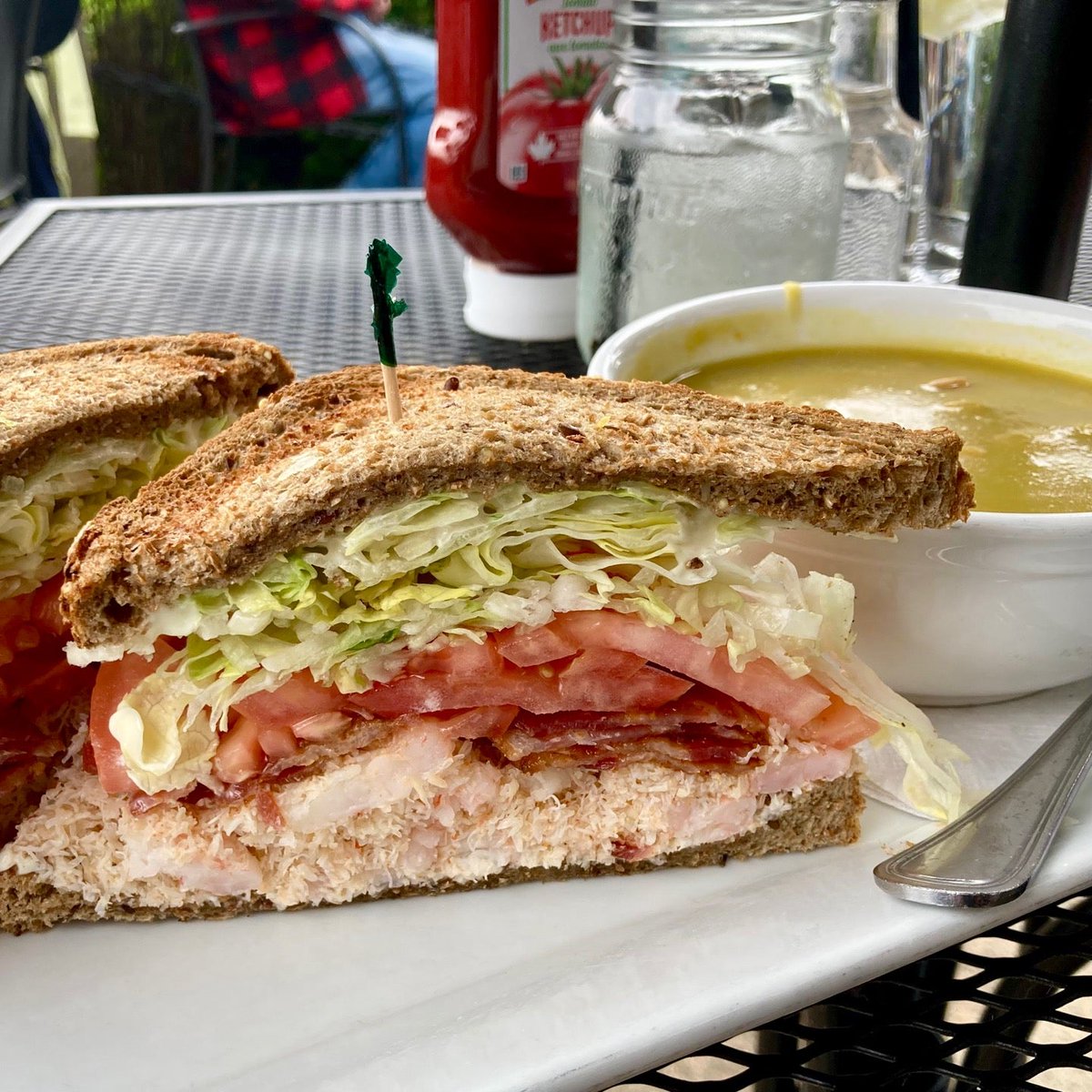 hy1281's tweet photo. Yummy Seafood Clubhouse Sandwich (@ The Gillnetter Pub in Port Coquitlam, BC) https://t.co/iP1wo3uRl1 https://t.co/anuk1TCtGC