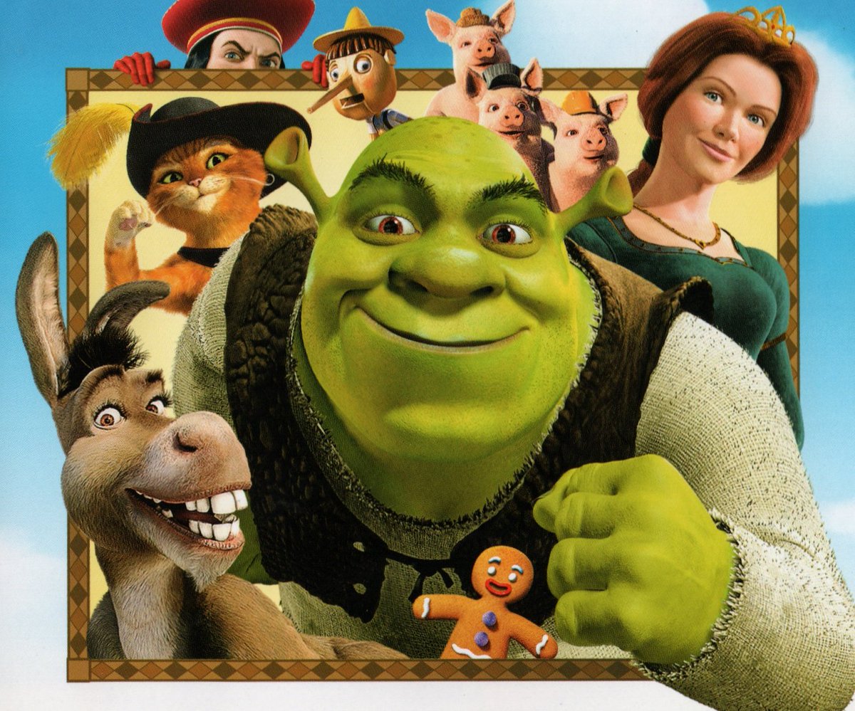 ShrekHistory's tweet image. [Thread] Looking at my Shrek Physical Media Collection