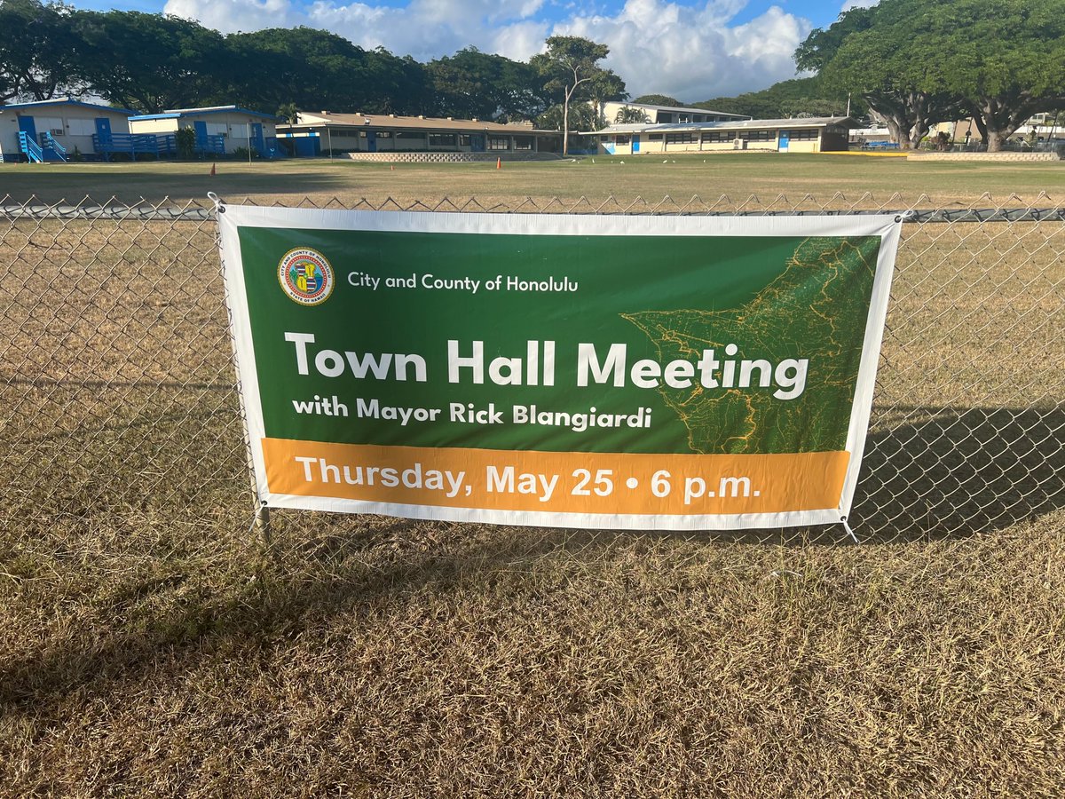 Our whirlwind town hall tour (11 meetings in 10 weeks!) winds down this week with a meeting at Pearl Harbor Elementary School for the Pearl City, Waimalu, ʻAiea, Salt Lake and Airport communities. We'll get started at 6 p.m. — if you live in the area, I hope you can make it!