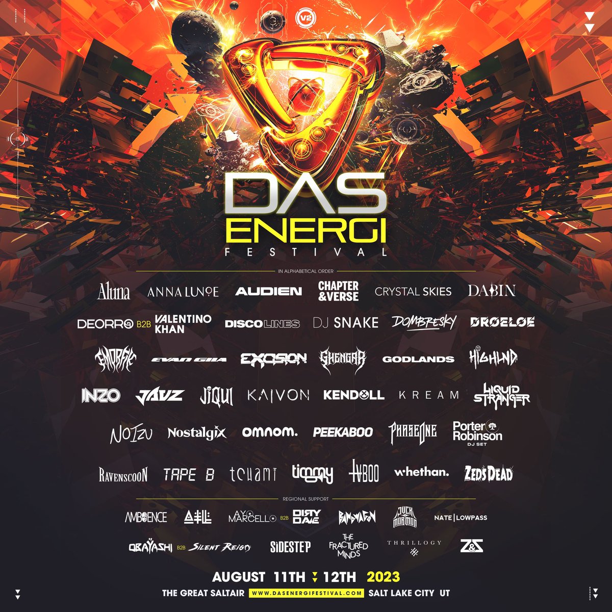 Das Energi Festival lineup