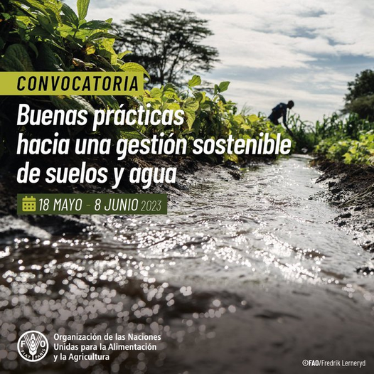 ondarural's tweet photo. #OndaRural Informa
🗣️ LANZAMIENTO: Convocatoria de Buenas Prácticas ✅hacia una Gestión Sostenible 🌱 de #Suelos 🌱 y #Agua💦 en América Latina, el Caribe y África.
#FAOclimate
#FAOLandWater
🗓️ 18 MAYO-8 JUNIO
📣 Más información ➡️ https://t.co/ti0nNLOOVa https://t.co/RxfqOsWM4Z