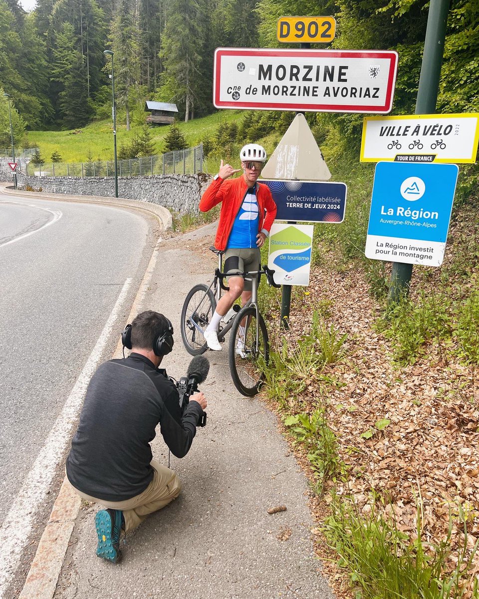 sportstoursint's tweet photo. A monumental day’s work by our ambassador @millarmind – squeezing in a 160km recon ride of L’Etape du Tour between filming shoots. Content coming soon… 👀
#TeamSportsTours https://t.co/KqMi3GrFlu