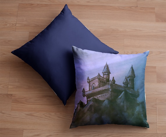 Castle Throw Pillows, Medieval Pillow, Fantasy etsy.me/30hISv7 #castlepillow #medievalpillow #throwpillow #decorativepillow @etsymktgtool
