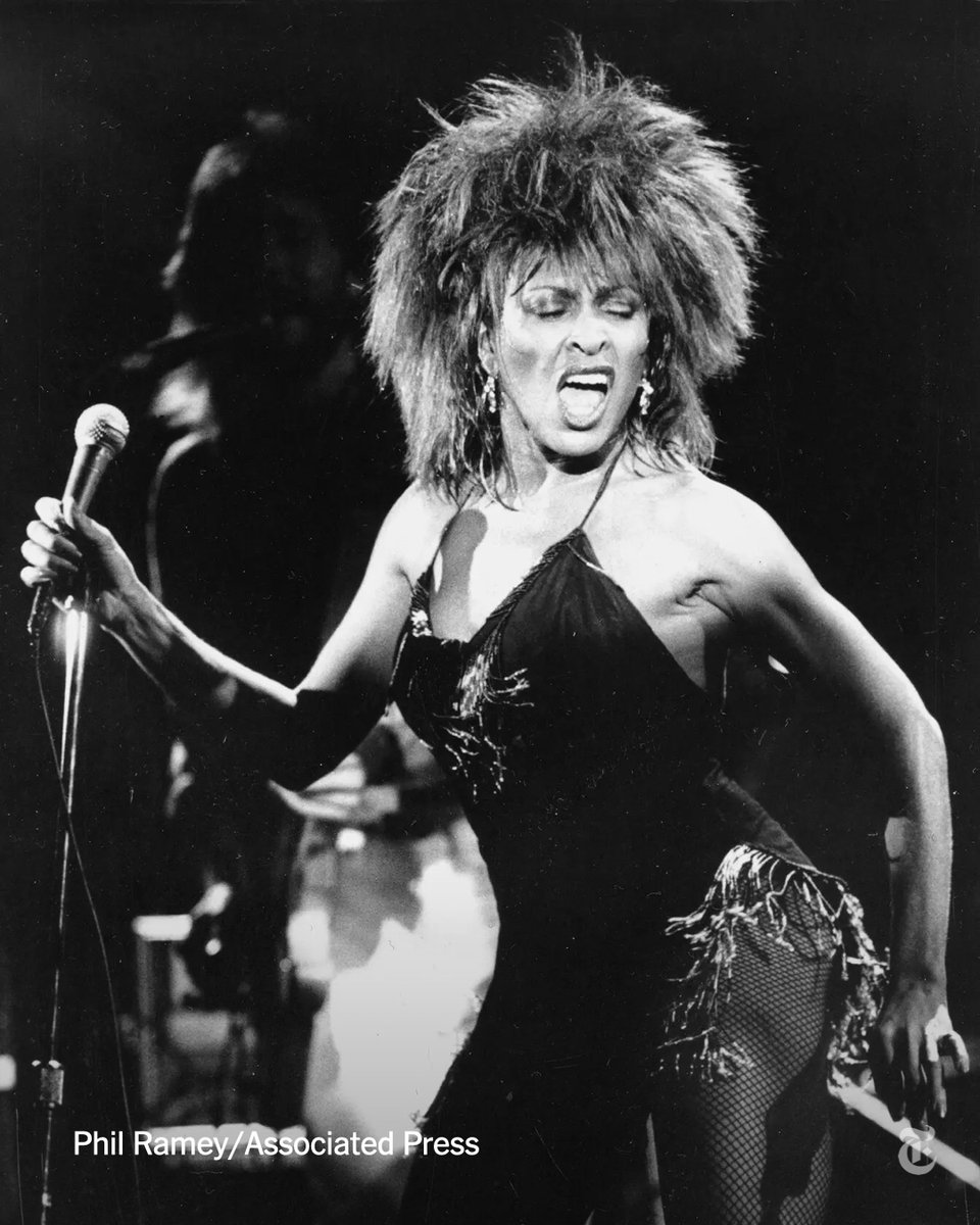 Tina Turner's rasping vocals, sexual magnetism and explosive energy made her an unforgettable live performer. “In the context of today’s show business, Tina Turner must be the most sensational professional onstage,” a critic wrote in 1969. nyti.ms/3q6K9FM