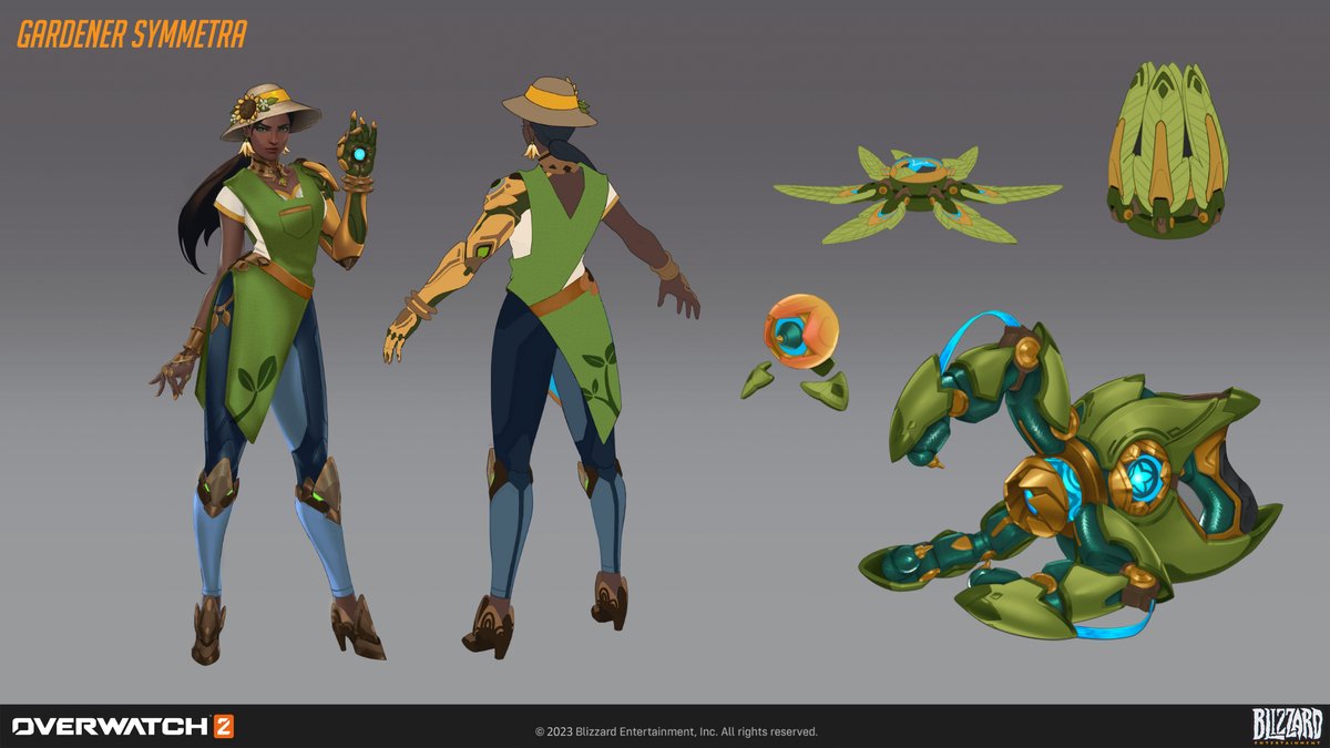 🎨 SYMMETRA ART THREAD  🎨

In honor of Seeds of Order, we want to see all of your amazing art featuring everyone’s favorite architech ✨

We’ll kick things off with the concept art for her new Gardener skin made by Associate Concept Artist @CitricWitch  🤩