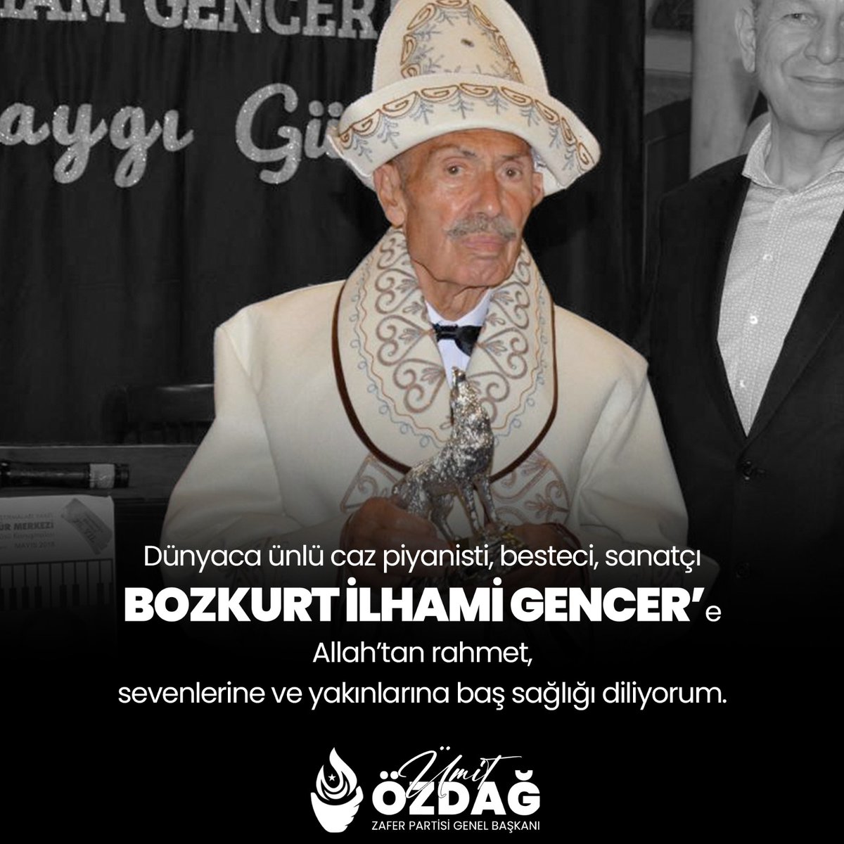 Eski İstanbul Emniyet Şube Müdürü, FETÖ kumpaslarına karşı mücadelesiyle tanınan Atatürkçü Adil Serdar Saçan ile Türk dünyasının efsane sanatçısı Bozkurt İlhami Gencer'in peş peşe gelen vefat haberlerinin üzüntüsünü yaşıyorum.
Her ikisine de Allah'tan rahmet ve sevenlerine baş