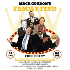 Just announced: Mack Gordon's Family Feud presents a free show at The Rec Room at The Amazing Brentwood (June 11). #yvrarts #yvrcomedy

vancouverpresents.com/events/mack-go…