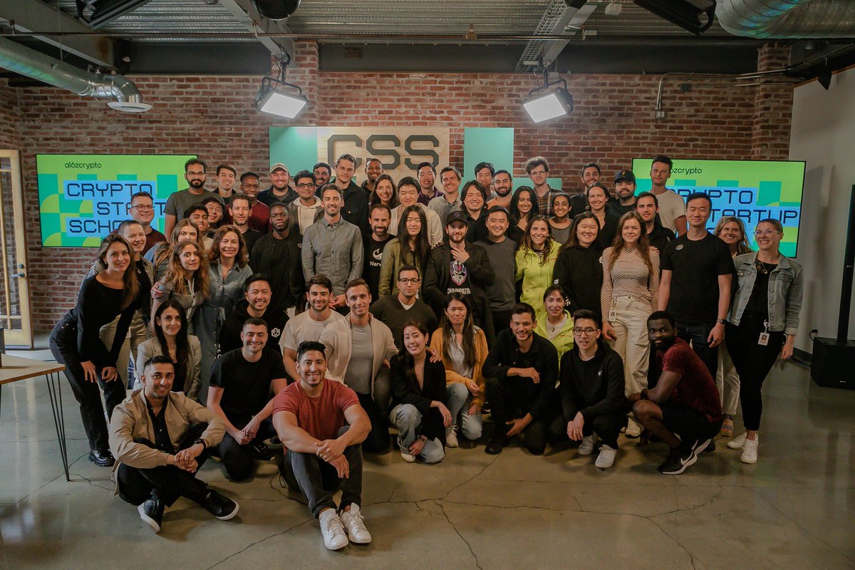 It’s been 3 months since we re-launched Crypto Startup School (CSS23).👾

We’d like to give a huge thanks to all the founders, speakers, &amp; mentors that participated throughout the program.

As for what’s next…

Today is Demo Day!!🙌

Each of the 26 teams will be pitching their