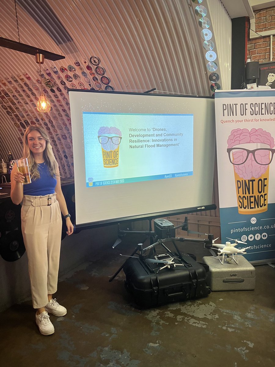 JosieLynch_'s tweet image. It was a delight to present with @Ian_Maddock, @AlanBDixon and @banerjee_beas at @pintofscience last night 🍺 thanks to @WorcesterRS for organising #Pint23 #drones #NFM
