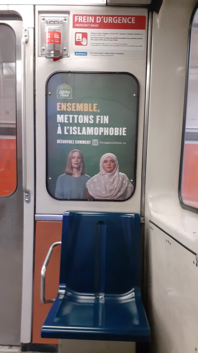 Publicité/propagande islamiste à Montréal.