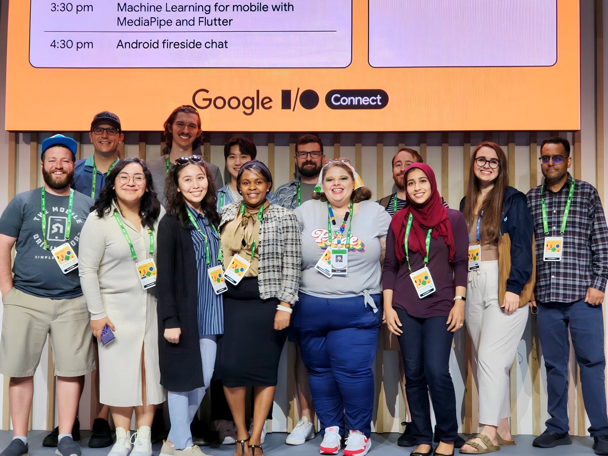 #AndroidDev at #GoogleIOConnect 💚