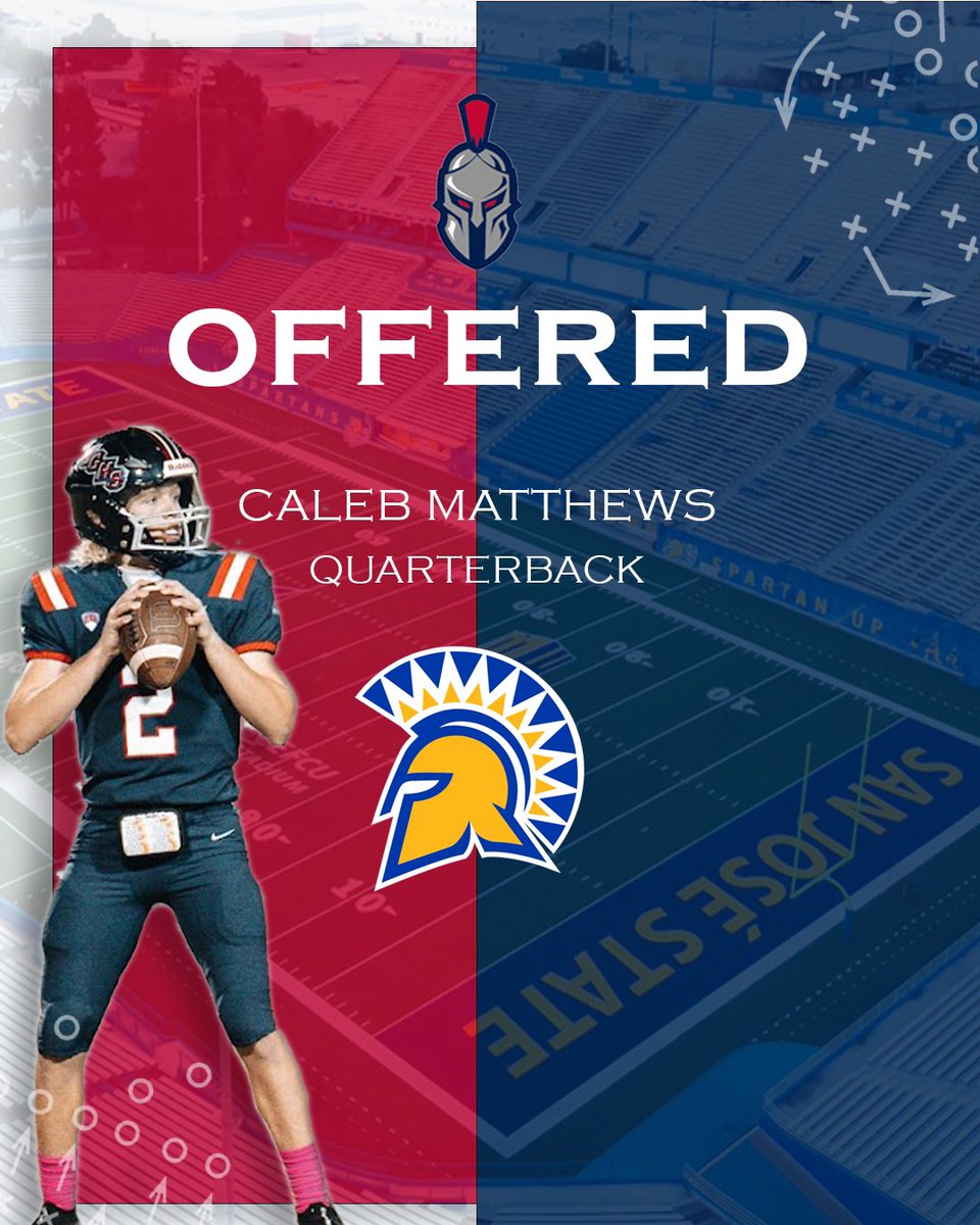 jgh_football's tweet image. Congratulations to @Ca1ebMatthews on receiving his first college offer from @SanJoseStateFB. Matthews is officially the first student-athlete to be offered a college scholarship in school history. Way to go Caleb! #historymade #garzafootball #standformore