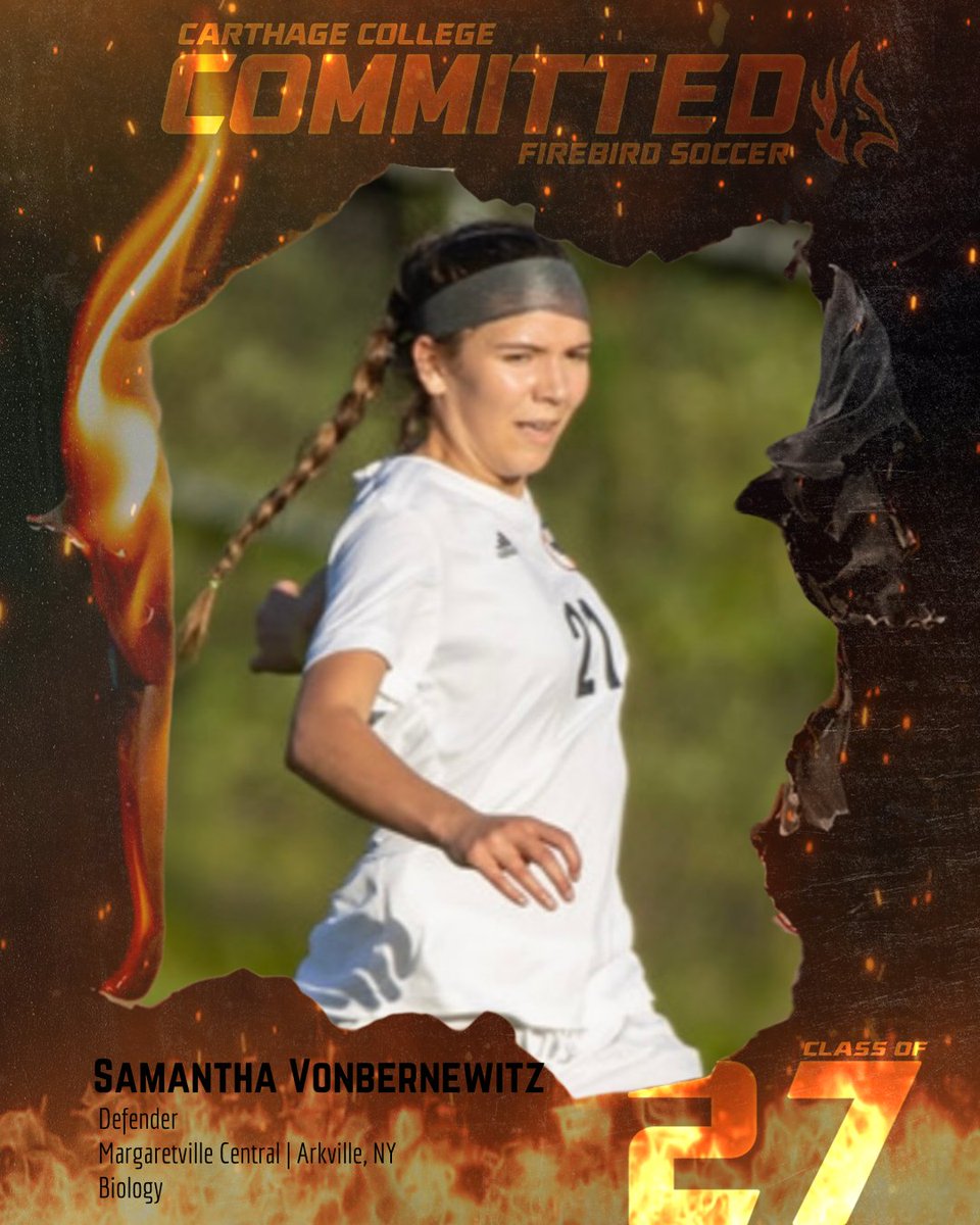 🔥🚨Future Firebird Alert 🚨🔥 The next member of the Firebird family is Samantha Vonbernewitz. Samantha is a defender from Arkville, New York. She plays for Magaretville Central High School. We are elated to welcome Samantha to the Firebird family.

#FutureFirebird
 #fiREDup