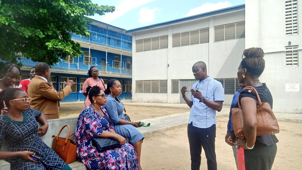 qcpta's tweet photo. Facilities assessment by the New Executive alongside the immediate past Executive and some college officers https://t.co/jMcVxMBWAF